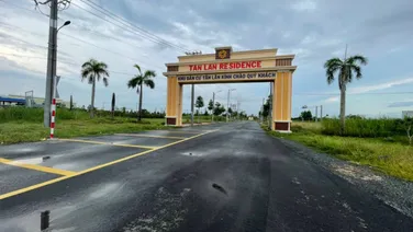 Đất nền 64m2 mt đường nhựa 12m kdc Tân Lân Residence giá rẻ đầu tư 1 tỏi 2