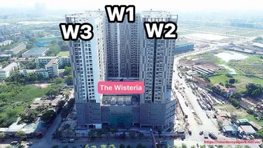 Cho thuê căn góc 3PN, 110m2, tại Chung cư The Wisteria, Hoài Đức. Tháng 8 vào ở