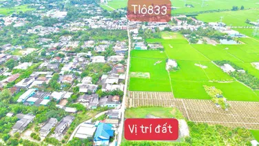 MT Nguyễn Thị Tầm tại ấp BÌNH ĐỨC xã BÌNH LÃNG huyện TÂN TRỤ
DT : 5x29m 145m2 có vài nền liền kề