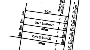 Bán đất MT nhựa Nguyễn Thị Lầu 5x30m giá 870tr có nền sẵn Tân Trụ Long An