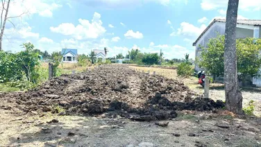 Bán nền thổ Mặt tiền Tỉnh lộ 832 5x40 giá 1tỷ 350 Nhựt Ninh - Tân Trụ- Long An.