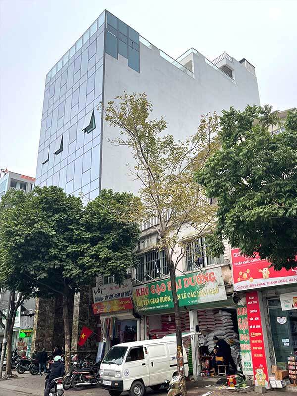 Cho Thuê Tòa Văn Phòng 10 Tầng Mặt Phố Vũ Tông Phan.Vị Trí Đắc Địa.DT 241m2. Giá 300tr/th