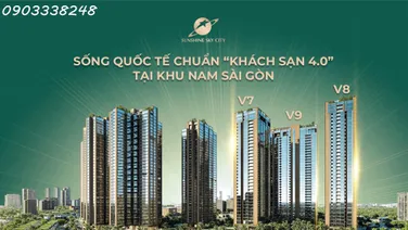 Nhận giữ chỗ tòa V8, V9 sunshine sky city chiết khấu 1%, giá từ 98 triệu/m2, lịch thanh toán giãn