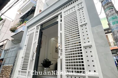 Bán nhà mới 3 lầu hẻm 3m gần MT đường Hưng Phú Phường 9 Quận 8