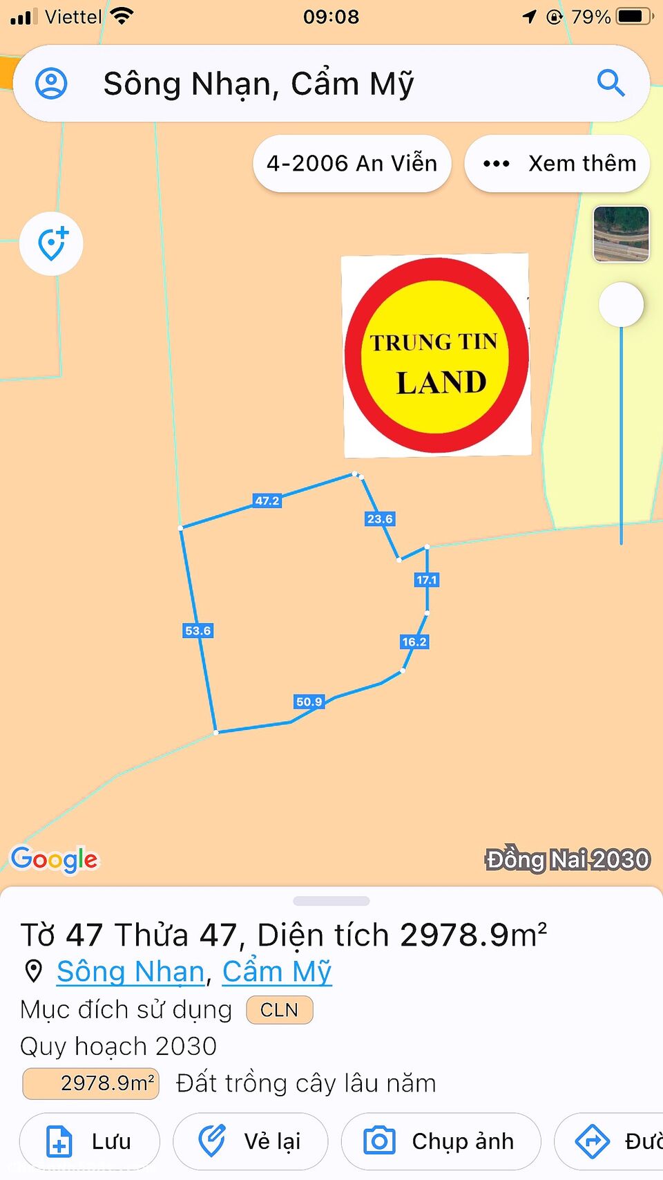 Kẹt Tiền Bán 2,9 Sào Vườn Trái Cây  Sông Nhạn , Cẩm Mỹ.