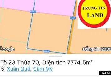 Bán 3 Sào Đất Gần Sân Bay Long Thành Giá 1,65 Tỷ/ Sào.