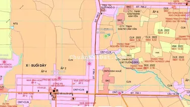 BÁN ĐẤT MẶT TIỀN LỘ 6M (Quy hoạch 20M) Đ.SD03 , Suối Dây, Tân Châu , Tây Ninh