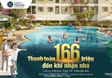 Chỉ cần 166tr sở hữu ngay căn hộ trung tâm TP Thuận An