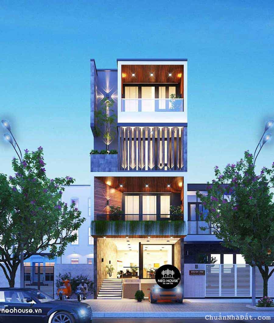 Nhà 4 Tầng đối diện chợ Hòa Khánh, đường Âu Cơ, 110m2 giá 15 tỷ TL 