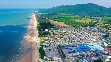 ĐẤT MẶT TIỀN VÕ VĂN TẤN TT PHƯỚC HẢI ĐẤT ĐỎ BRVT DT 102M2 FULL THỔ CƯ