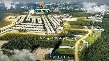 BÁN ĐẤT DỰ ÁN MẶT TIỀN ĐƯỜNG VSIP 25 VĨNH TÂN THỊ XÃ BẾN CÁT, THANH TOÁN CHỈ 580 TRIỆU