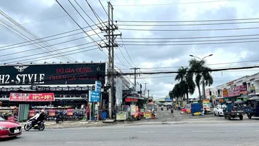 Cần bán lô đất thổ cư đối diện chợ Sông Mây, chỉ 415 triệu