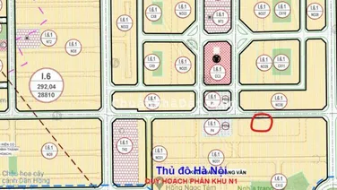 Cần chuyển nhượng gấp đất biệt thự mặt đường 21,5m khu mở rộng Cienco5 Mê Linh.