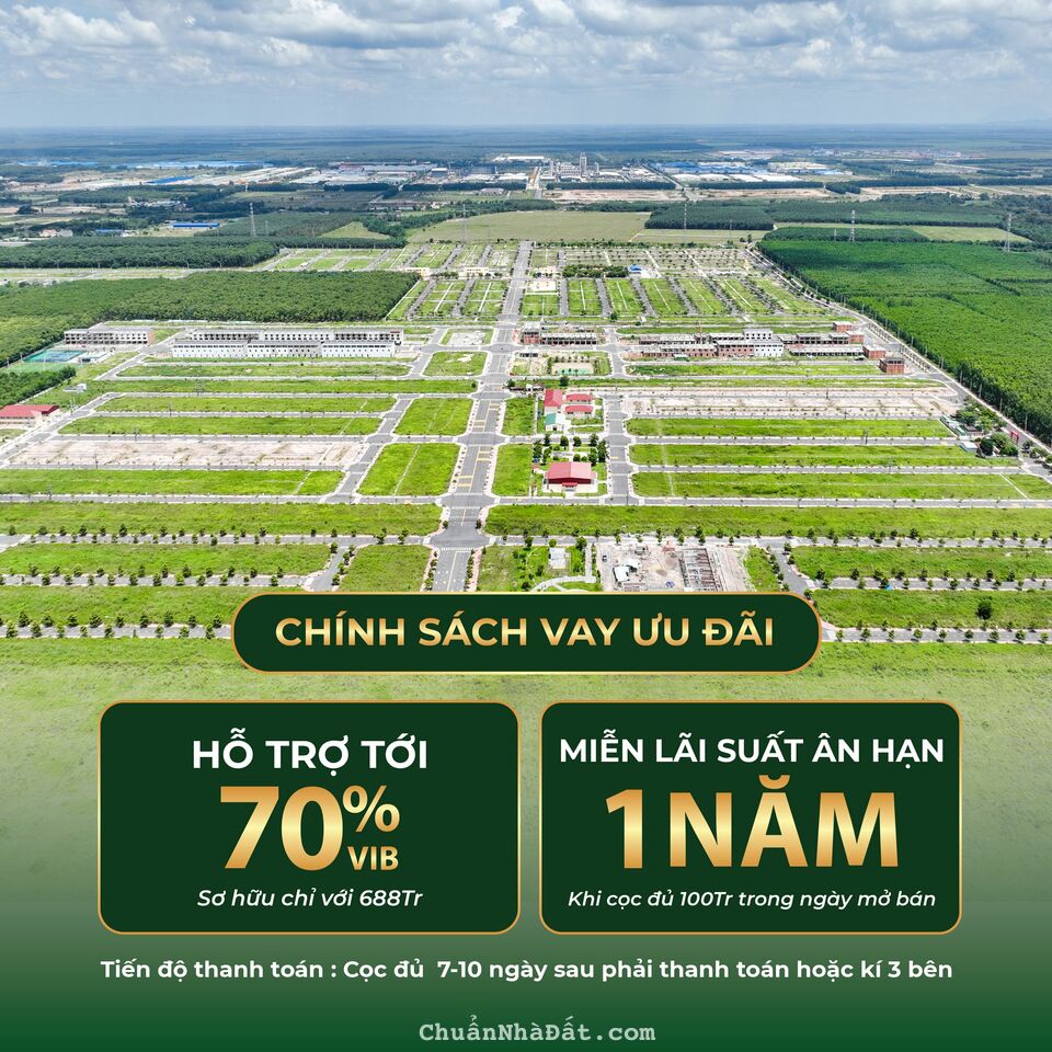Đầu tư an toàn chỉ từ 688tr ngay Trung Tâm TT Lai Uyên 