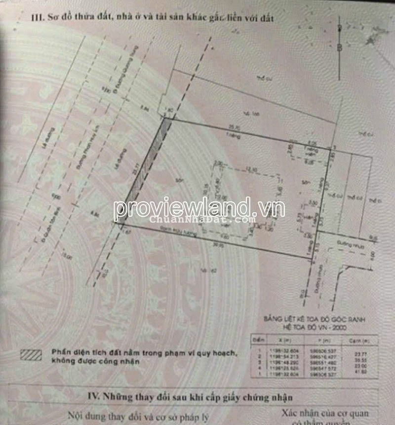 Bán lô đất mặt tiền Phan Huy Ích, P12, quận Gò vấp, 846m2, ngang 24m, sổ hồng