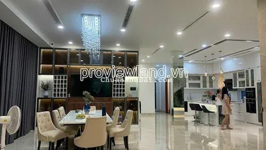 Biệt thự Riviera Cove Q9, đơn lập, 3 tầng, 453m2 đất, gara oto, giá tốt 53 tỷ