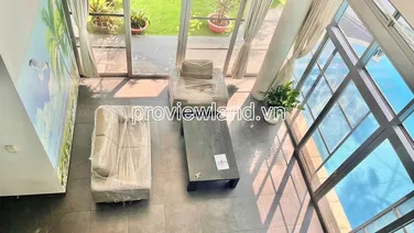 Biệt thự Riviera Cove cần bán, nội thất cơ bản, 592m2, 3 tầng, sân vườn