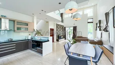 Bán biệt thự Villa Park Thủ Đức, đơn lập, 14x23m đất, 3 tầng, 4PN, nội thất đẹp