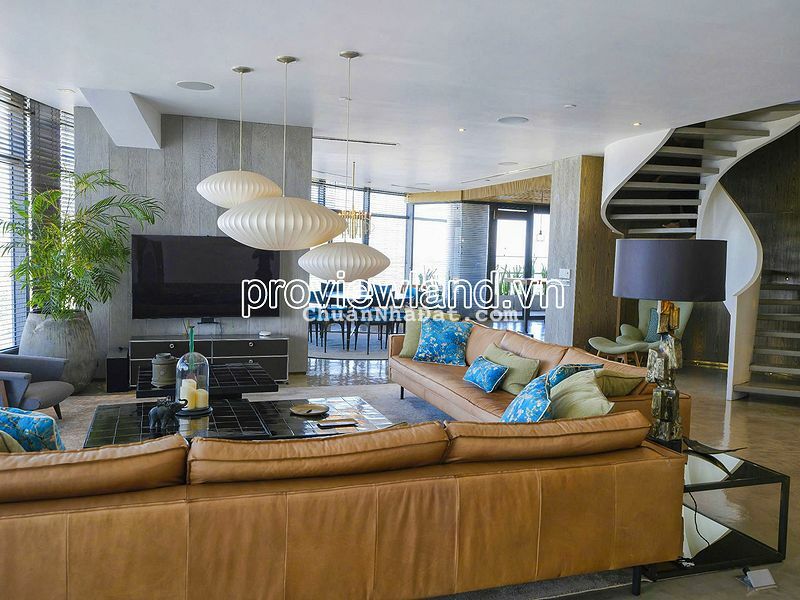 Bán căn hộ Penthouse City Garden 2 tầng, 365m2 diện tích, 4PN, view city