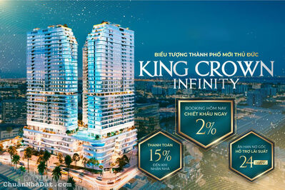 Chính thức nhận booking King Crown Infinity Thủ Đức, 1-3PN, 100tr/căn