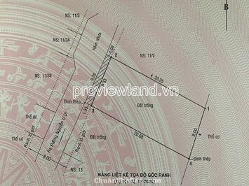  Bán lô đất hẻm đường Nguyễn Ư Dĩ, Thảo Điền. 9x21m đất, sổ hồng, 220tr/m2