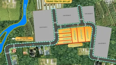 Bán đất full thổ cư, cách sân bay Đà Lạt 5 phút, sổ riêng công chứng ngay