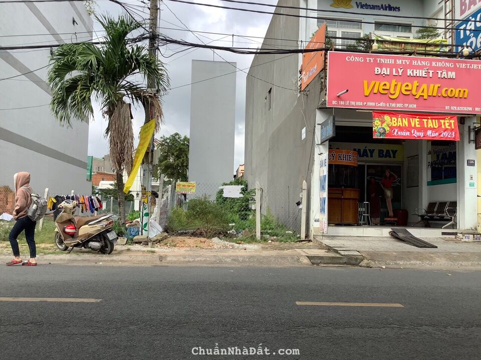 Bán lô Đất Mặt Tiền Đường Lê Thị Hoa, Phường Bình Chiểu, Thành Phố Thủ Đức 
