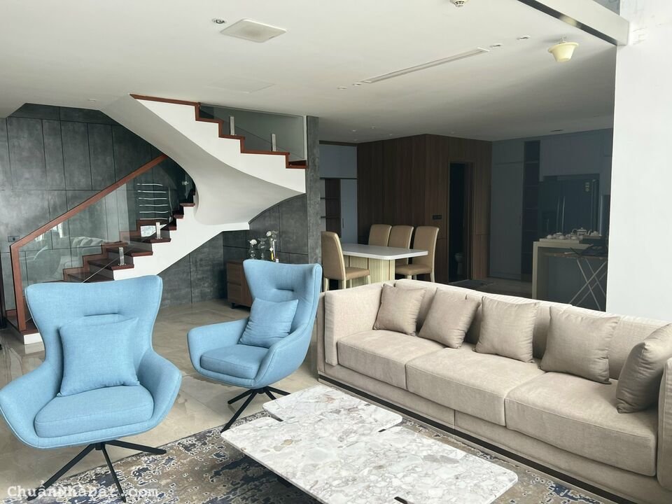 Bán Duplex vip! DT 315m2 thông tầng, hoàn thiện full nội thất hoàng gia, nhỉnh 16 tỷ