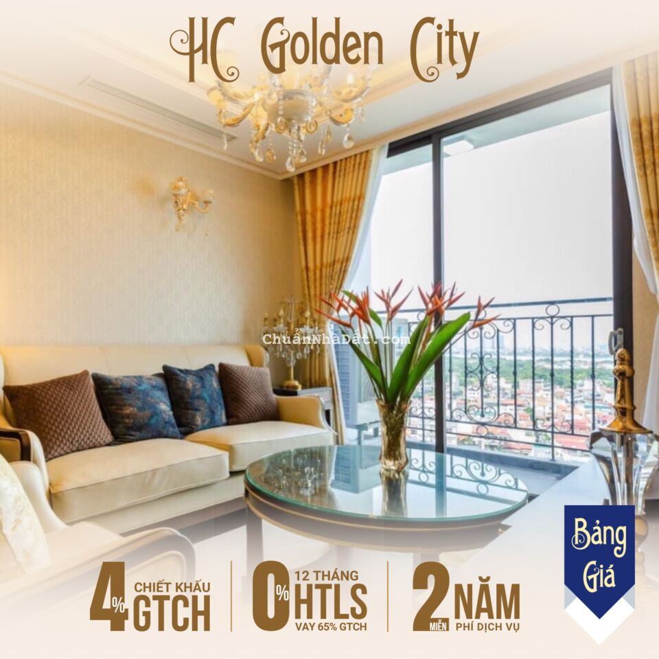 Bán căn hộ 3PN tầng 18 tòa B view sân bay Gia Lâm chung cư HC Golden giá 5 tỷ