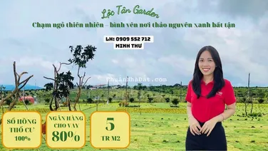 Bán gấp lô đất 170m2 full thổ cư sổ riêng tại Bảo Lộc chỉ 7tr/m2 LH 0909552712
