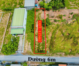 Chủ hạ giá bán lô đất DT 125m2 sát UBND huyện Cần Giuộc cho nhà đầu tư