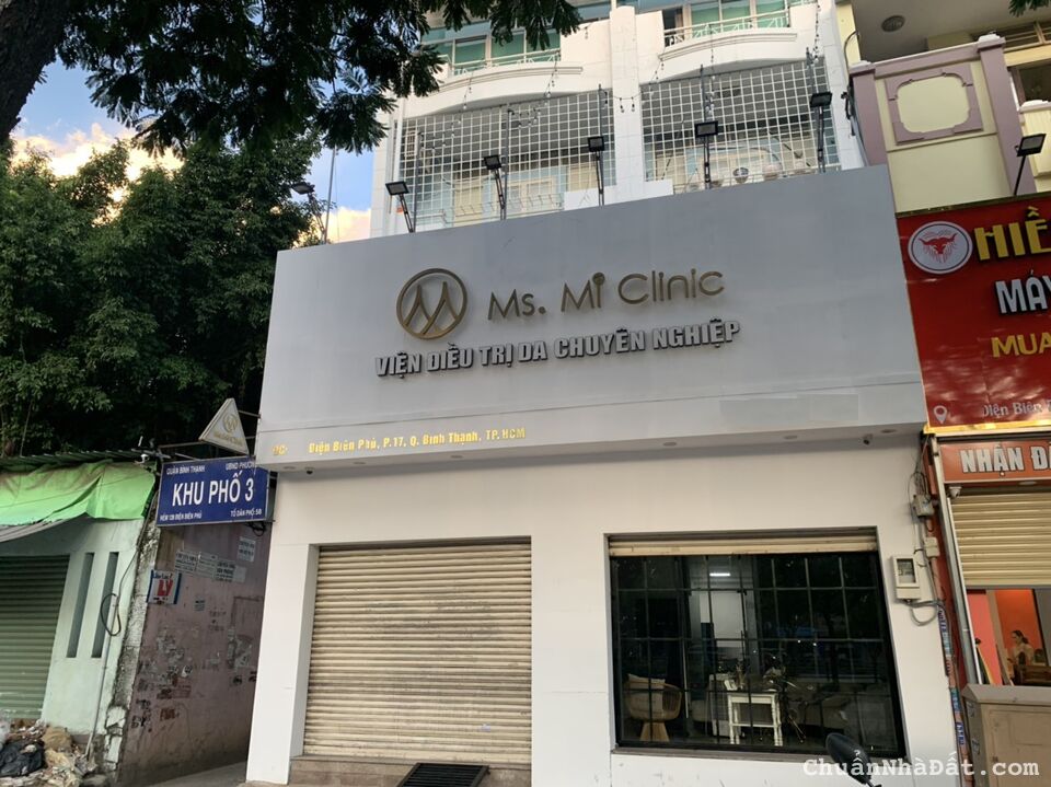 Mặt tiền Điện Biên Phủ 8x25m nở hậu 10m, 1 trệt 3 lầu, giao nhà mới.