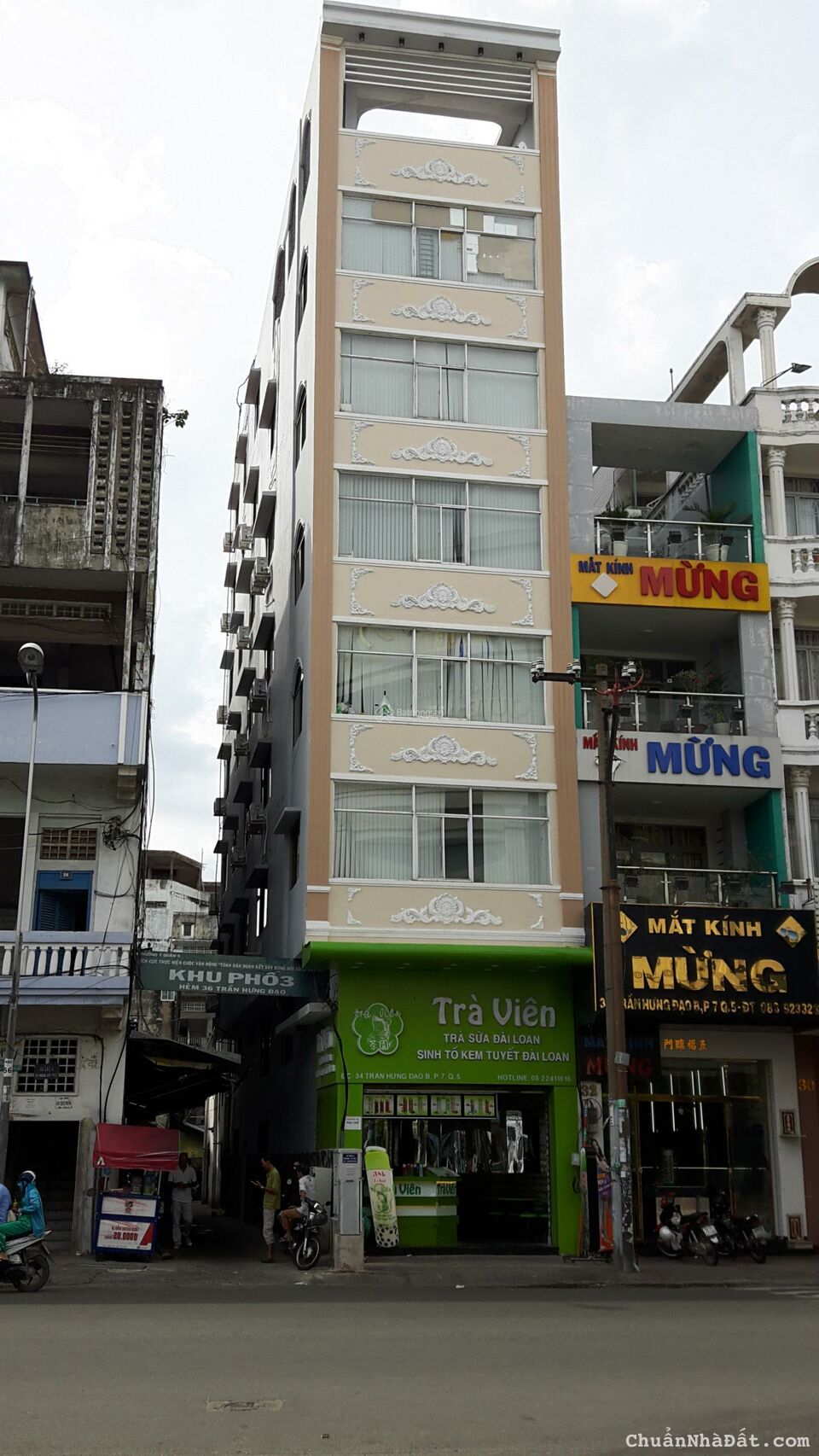 Giá rẻ nhất khu vực. Nhà mặt tiền đường Bạch Vân, P. 5, Quận 5. (DT: 4x18m) Giá: 22 tỷ