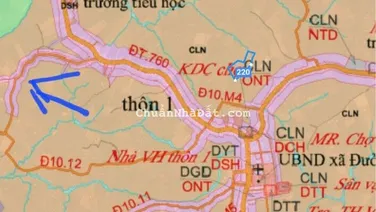 Đất ngã ba trung tâm xã Bù Đăng