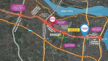 Quỹ shophouse, biệt thự Avenue Garden Tây Thăng Long, giá từ 160tr/m2, sổ đỏ, kinh doanh luôn
