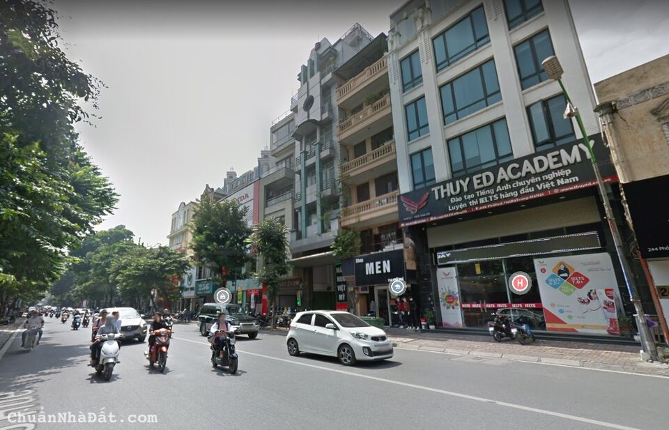 Bán nhà Quận Hoàn Kiếm mặt đường Phố Huế 466m2, mặt tiền 10m, chỉ hơn 610 triệu/m2 .