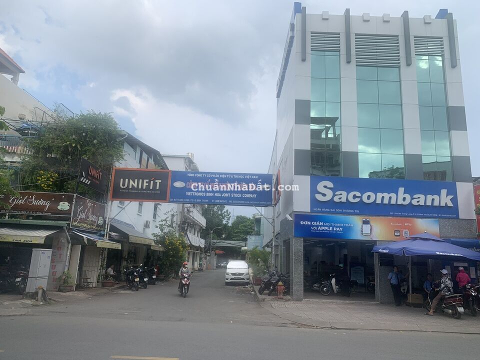 Bán Đất 68m2 (4x17m) Hẻm Xe Hơi 8 mét Một Trục Nơ Trang Long & Chu Văn An , giá 7 Tỷ