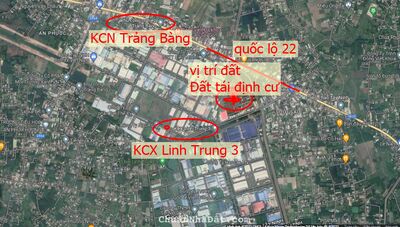 Đất tái định cư sát KCN Trảng Bàng và KCX Linh Trung 3 giá rẻ