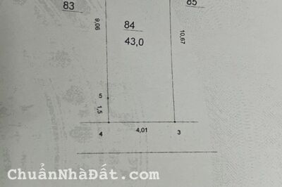 Bán mảnh đất phân lô ngõ 147 Tân Mai, ô tô vào nhà DT 43m mặt tiền 4m 
