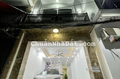 Bán nhà xây mới phố Tân Mai Hoàng Mai DT 58mx5T thang máy ô tô vào nhà 