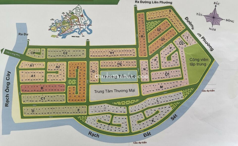 Chủ kẹt tiền cần bán gấp đất KDC Phú Nhuận,Liên Phường,P.Phước Long B,Q9,dt 313m2 giá 64tr/m2