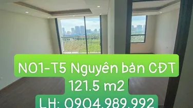 Bán nhanh CH Ngoại Giao Đoàn N01-T5 | 121m² nguyên bản CĐT mới 100%