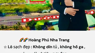 Sản phẩm an cư giá tốt nhất TP Nha Trang còn sót lại mang tên KĐT Hoàng Phú giá chỉ từ 1,3 tỷ/nền