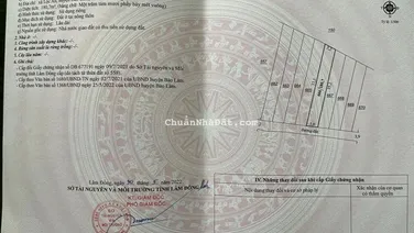 BÁN GẤP LÔ THỔ CƯ MẶT TIỀN ĐƯỜNG NHỰA 35M CÁCH QL20 7 PHÚT