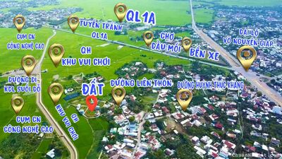Bán đất xã Phước Trạch Diên Toàn, KDC đông, gần QL1A,ĐL Võ Nguyên Giáp giá 1tỉ126tr rẻ nhất khu vực