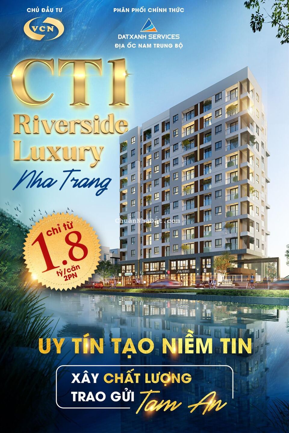 bán căn hộ chung cư cao cấp ct1 Riverside Luxury tại trung thành phố Nha Nha Trang
