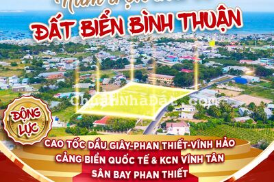 tôi chính chủ cần ra đi nhanh 1 lô đất gần biển tại thị trấn Liên Hương tỉnh Bình Thuận