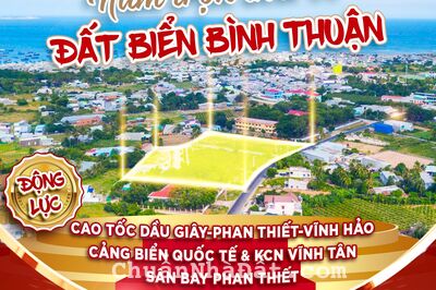bán đất nền sổ đỏ tại khu dân cư thị trấn Liên Hương tỉnh Bình Thuận