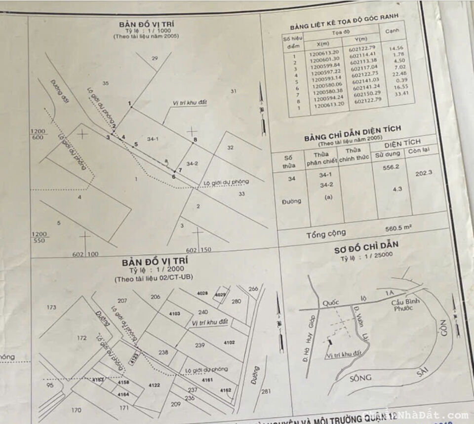 Cần bán đất 795m2 1/ Nguyễn Thị Nhuần, An Phú Đông Quận 12