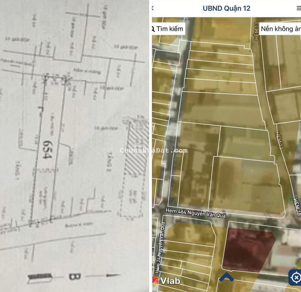 Bán nhà xưởng 254m2 trục Nguyễn Văn Quá Quận 12